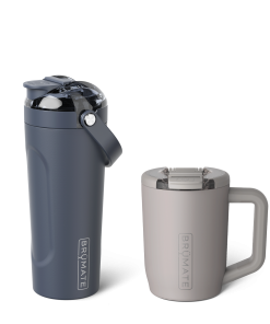 BrüMate MultiShaker 25oz + Müv 15oz Bundle - Nightfall Blue & Mocha