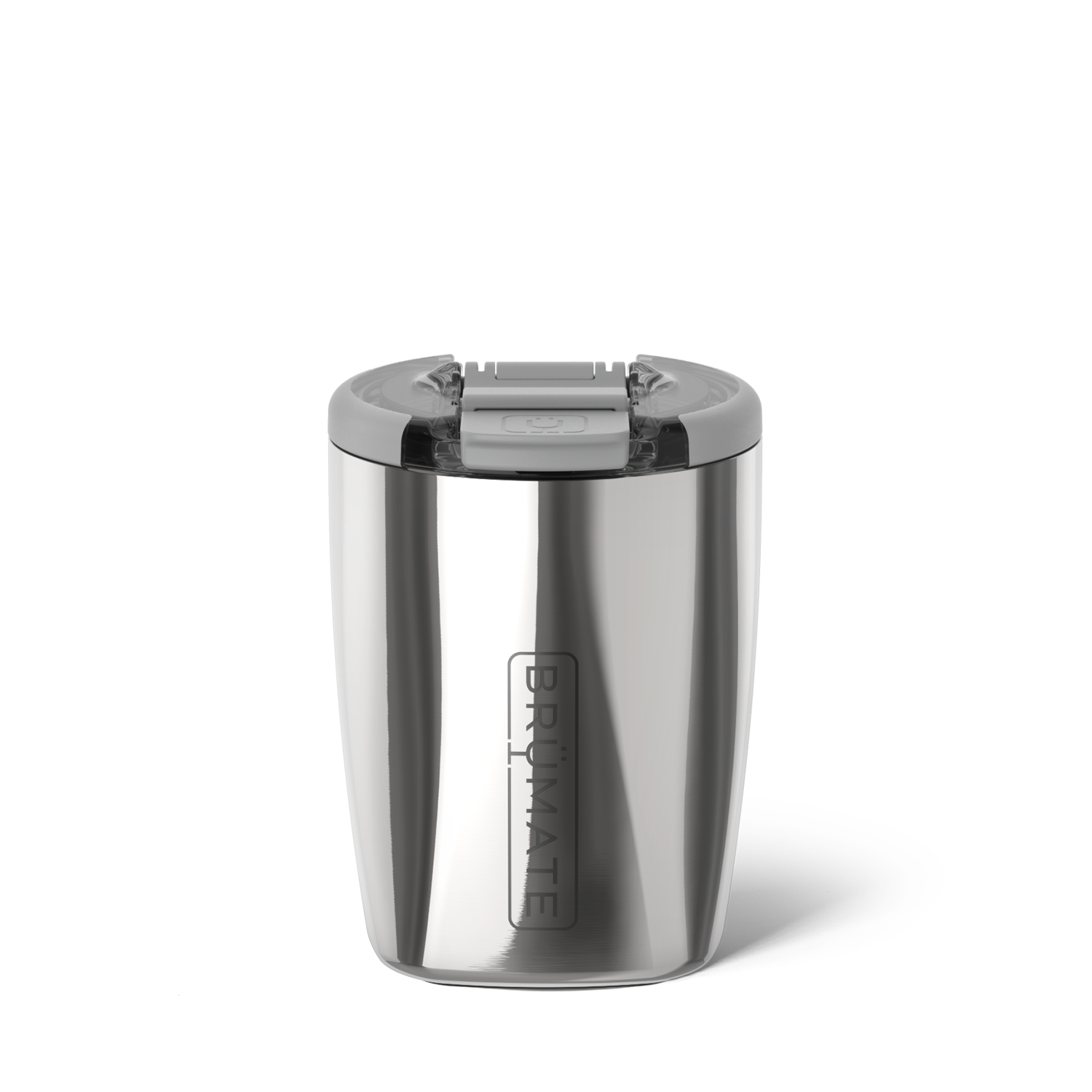 BrüMate Rocks 12oz Lowball Tumbler - Polished Stainless - View 1