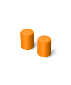 BrüMate Magnetic Straw Cover (2-Pack) - Clementine - View 1