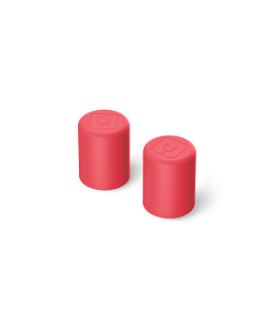BrüMate Magnetic Straw Cover (2-Pack) - Coral - View 1