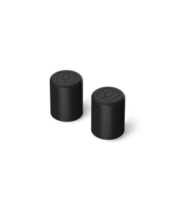 BrüMate Magnetic Straw Cover (2-Pack) - Black - View 1