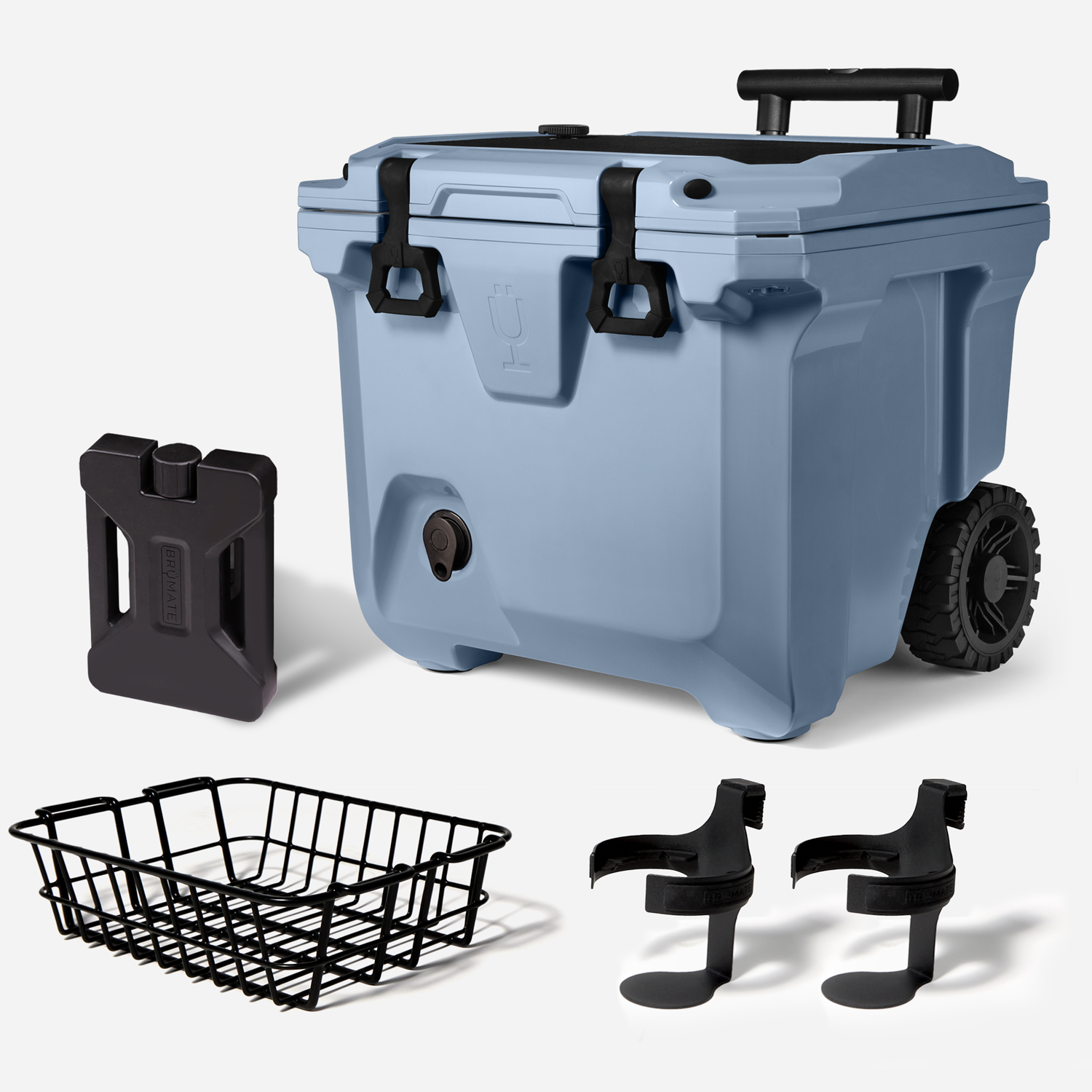 BrüMate BrüTank 35-Quart Ultimate Day Trip Cooler Bundle - Denim - View 1