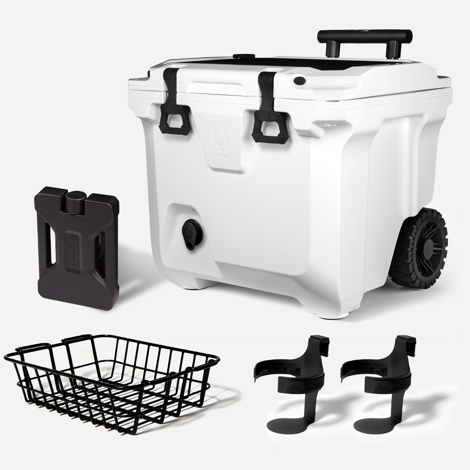 BrüMate BrüTank 35-Quart Ultimate Day Trip Cooler Bundle - Ice White - View 1