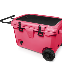 BrüMate BrüTank 55-Quart Rolling Cooler - Neon Pink - View 2