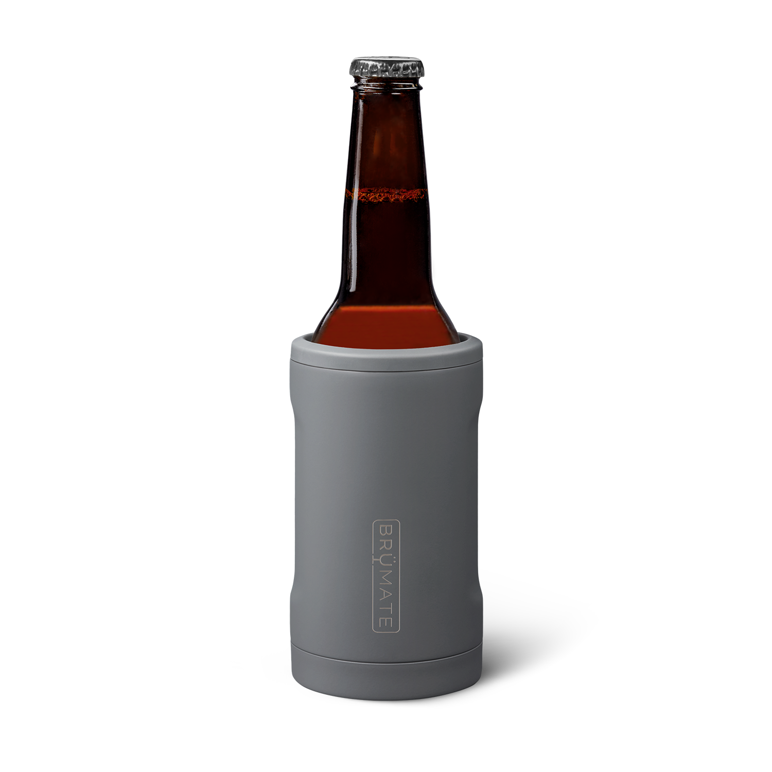BrüMate Hopsulator Bott'l - Matte Gray - View 1